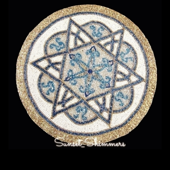 4pc Set Silver Hanukkah Napkin Rings Rhinestone Crystal Minorah 2.5" New - Picture 6 of 8